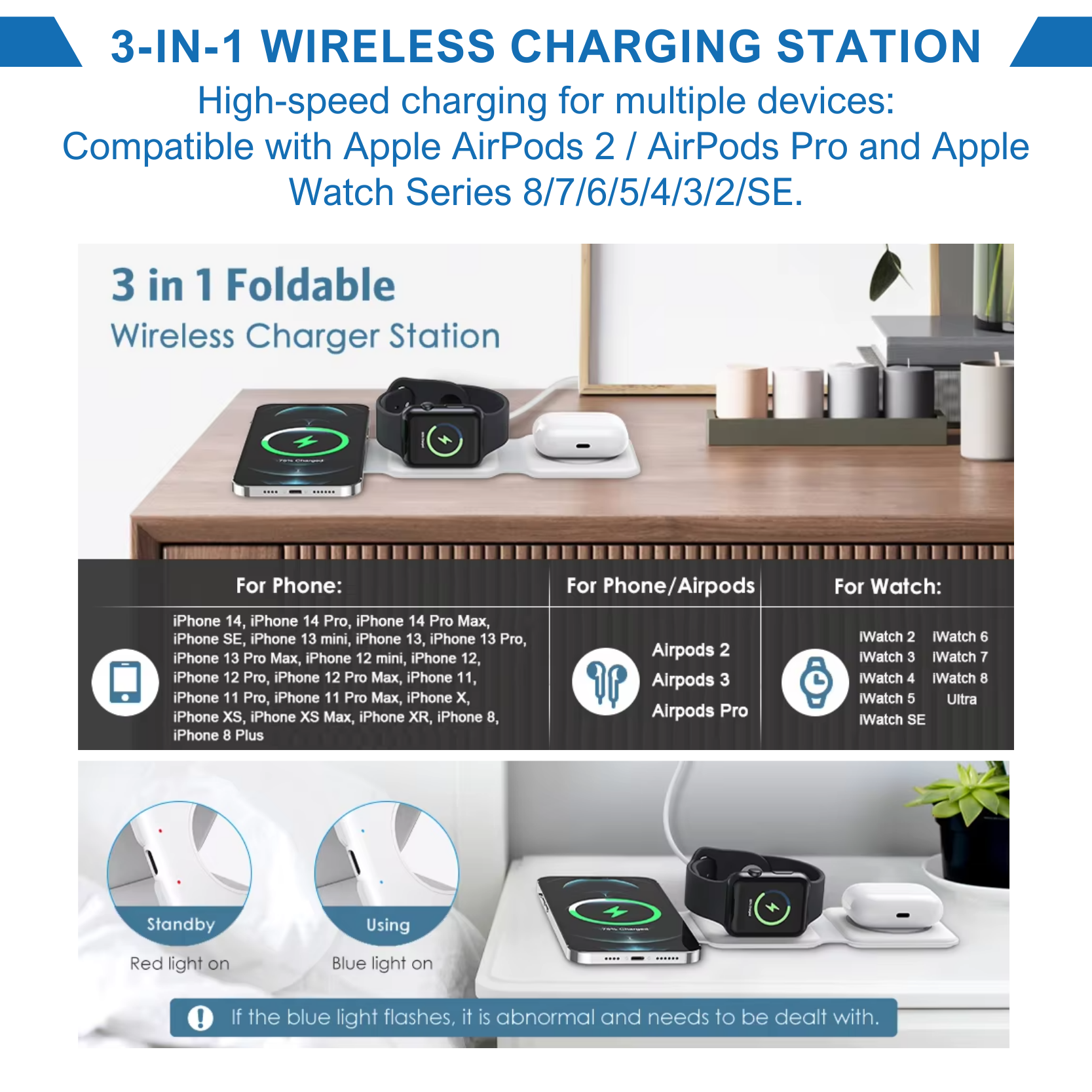 Adolapro™ 3-in-1 Magnetic Charger