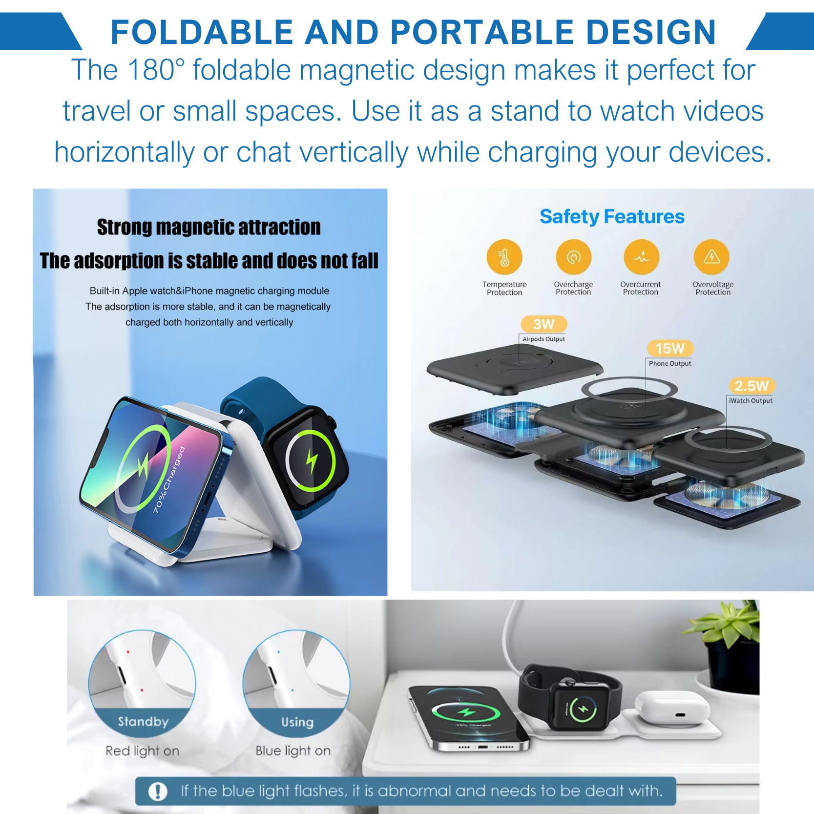 Adolapro™ 3-in-1 Magnetic Charger