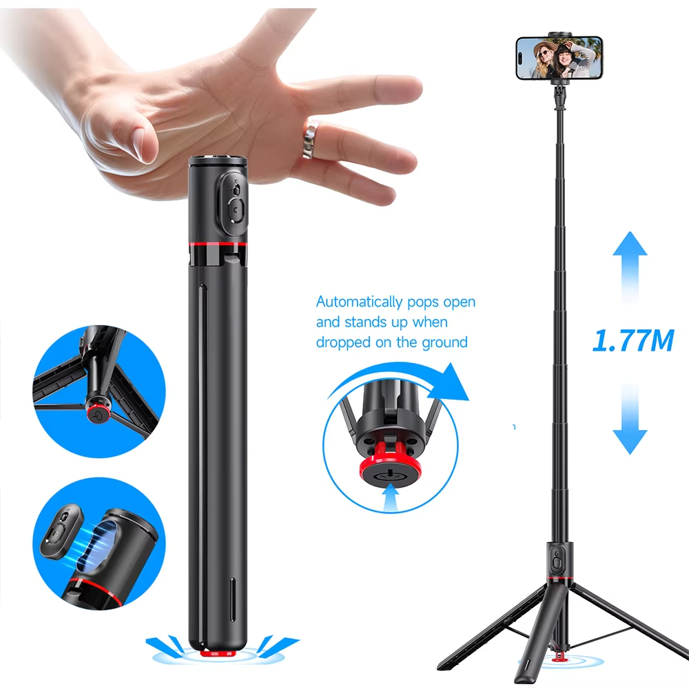 Adolapro™ JustTap 1.68M Auto-Open Tripod