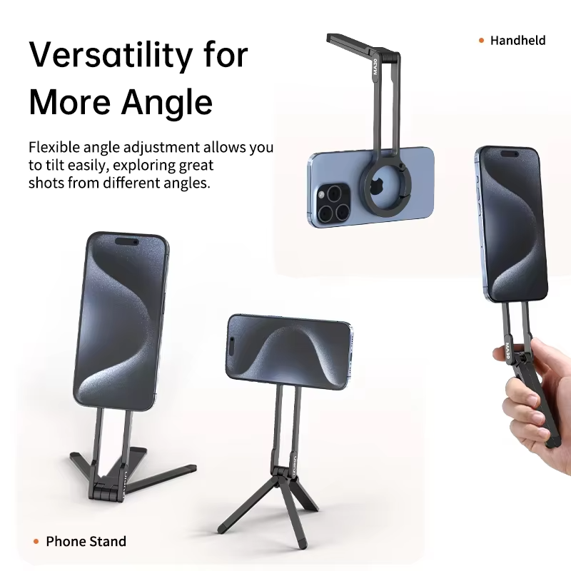 Adolapro™ MagGrip – Magnetic Carabiner Tripod