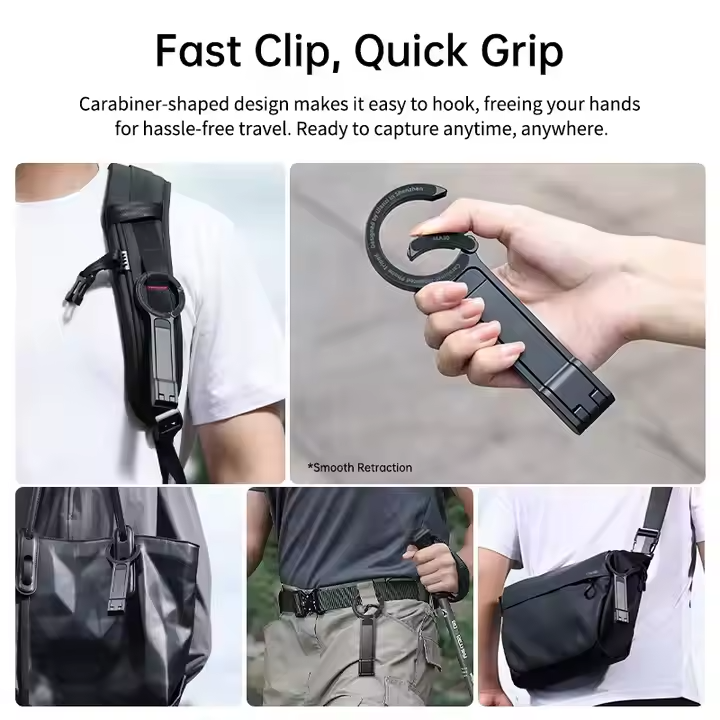 Adolapro™ MagGrip – Magnetic Carabiner Tripod