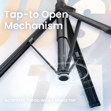 Adolapro™ JustTap 1.68M Auto-Open Tripod